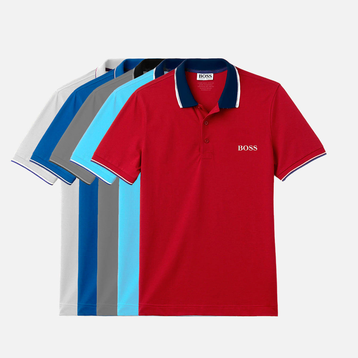 [ACHETEZ 3 OBTENEZ 5] Kit de 5 Polos Essential